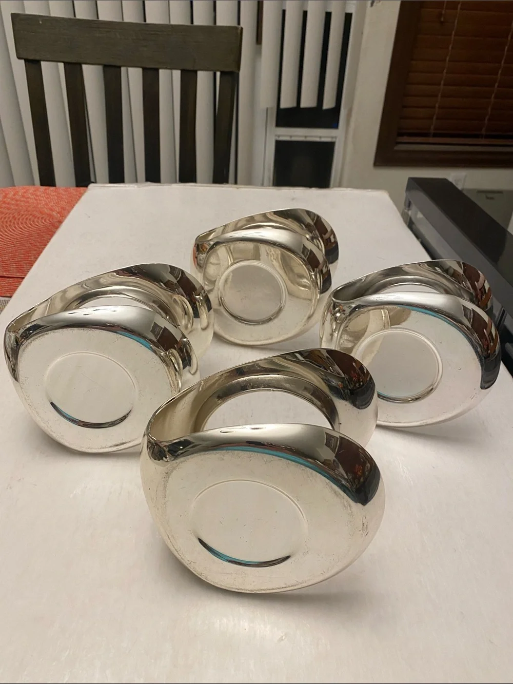 S.Pellegrino Acqua Panna Set of 4 Bottle Holders Coasters Restaurant Barware